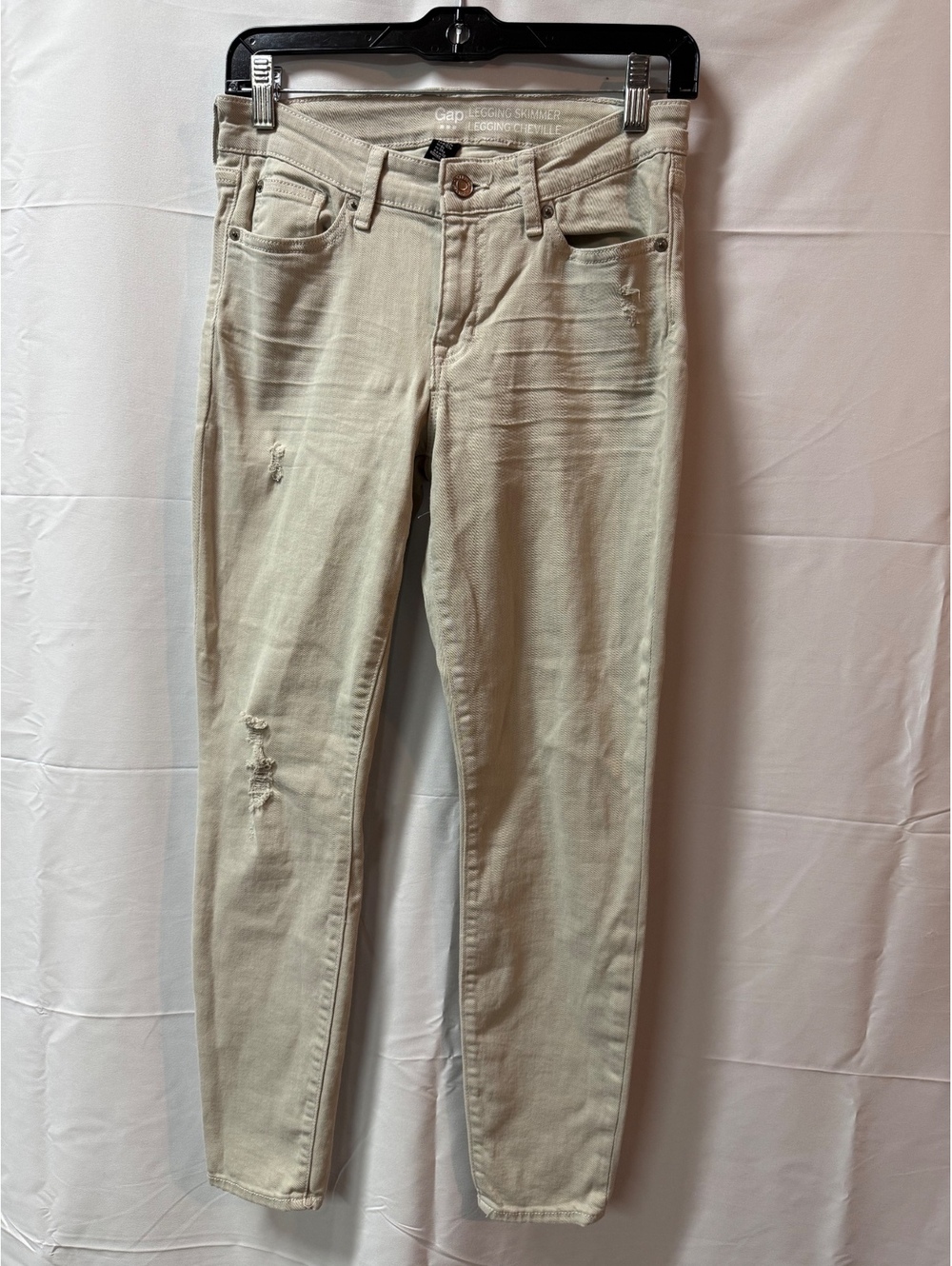 Gap Legging Skimmer Jeans in Light Beige - Size Unknown